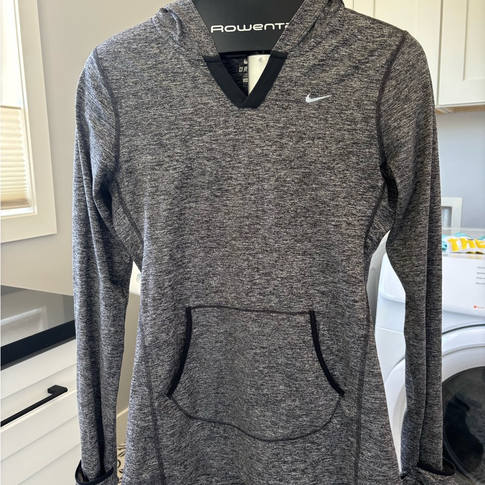 Nike Women's Gray Heather Pullover Hoodie size small